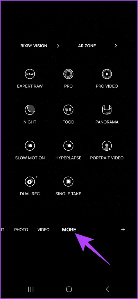 How to find Expert RAW icon